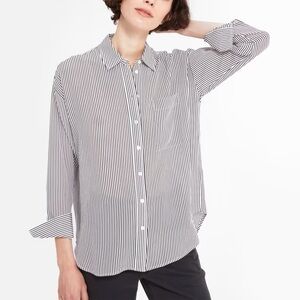 Everlane 100% silk oversized shirt size 10